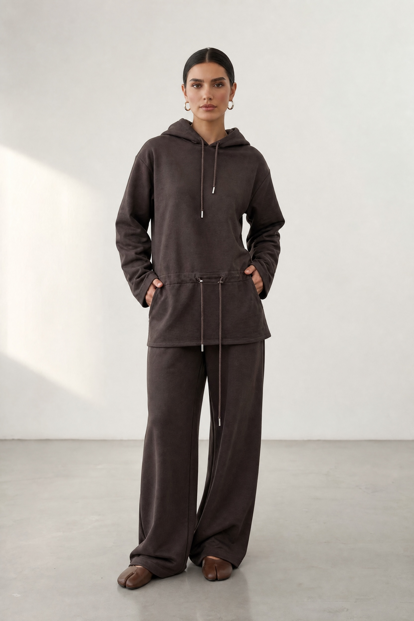 LUNA LOUNGE SET  - chocolate brown