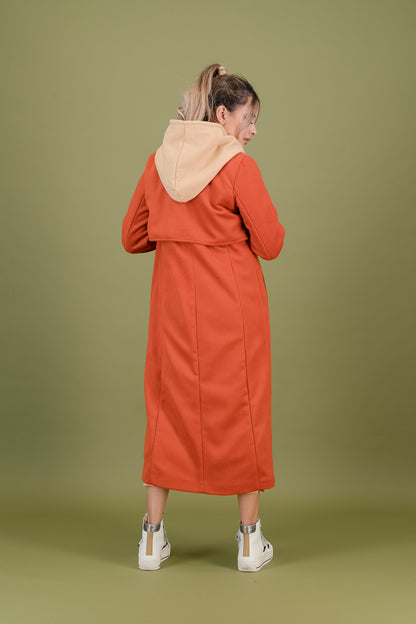 EMMA TRENCH COAT -  rust