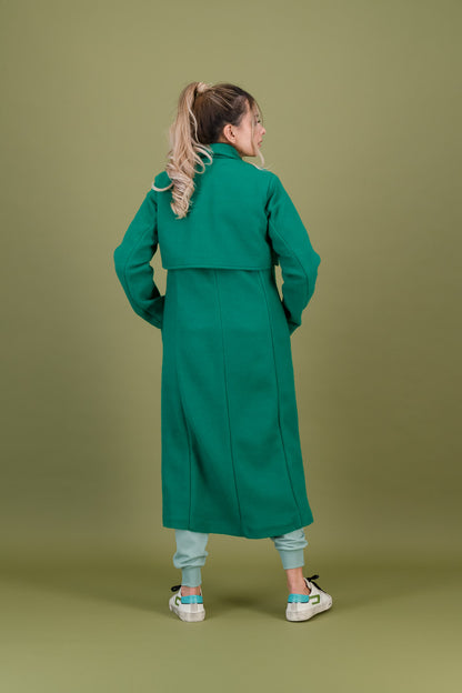 EMMA TRENCH COAT -  green