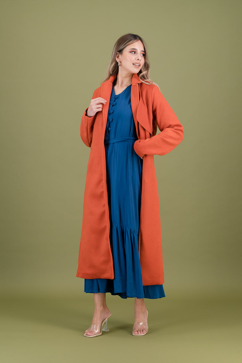 EMMA TRENCH COAT -  rust